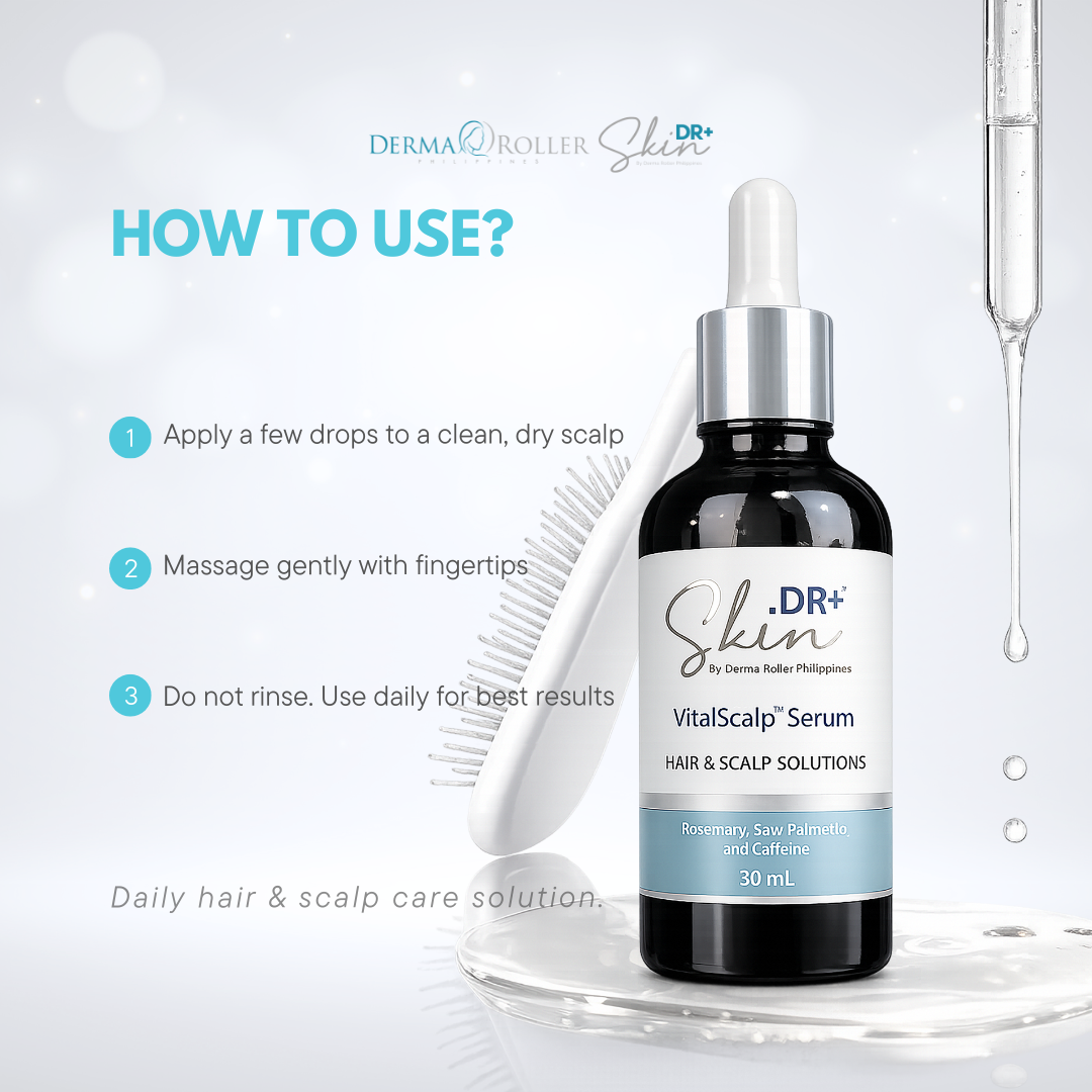 [NEW] VitalScalp™  Hair and Scalp Serum 30ml with Rosemary Oil + Saw Palmetto Extract + Caffeine