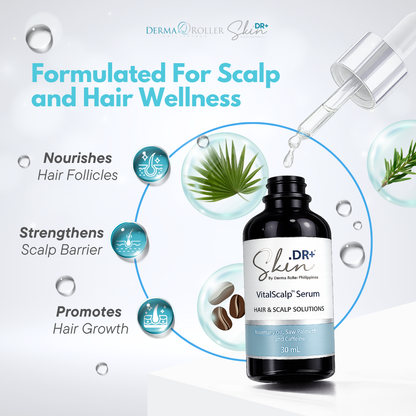 [NEW] VitalScalp™  Hair and Scalp Serum 30ml with Rosemary Oil + Saw Palmetto Extract + Caffeine