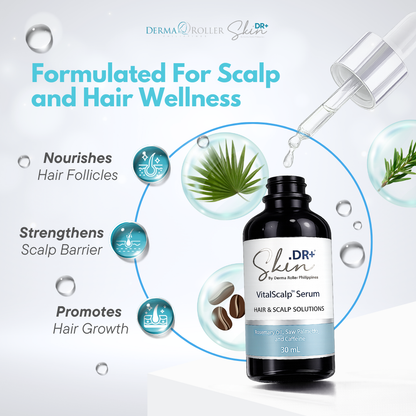[NEW] VitalScalp™  Hair and Scalp Serum 30ml with Rosemary Oil + Saw Palmetto Extract + Caffeine