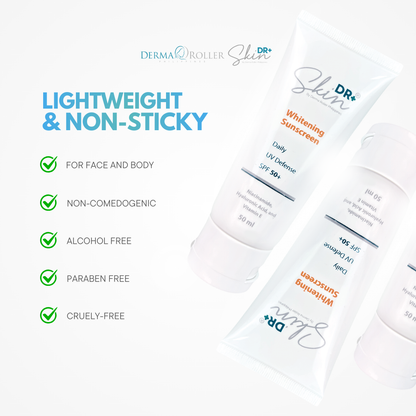 Daily UV Defense Whitening Sunscreen with Niacinamide, HA, Vitamin E & Aloe Vera 50ml